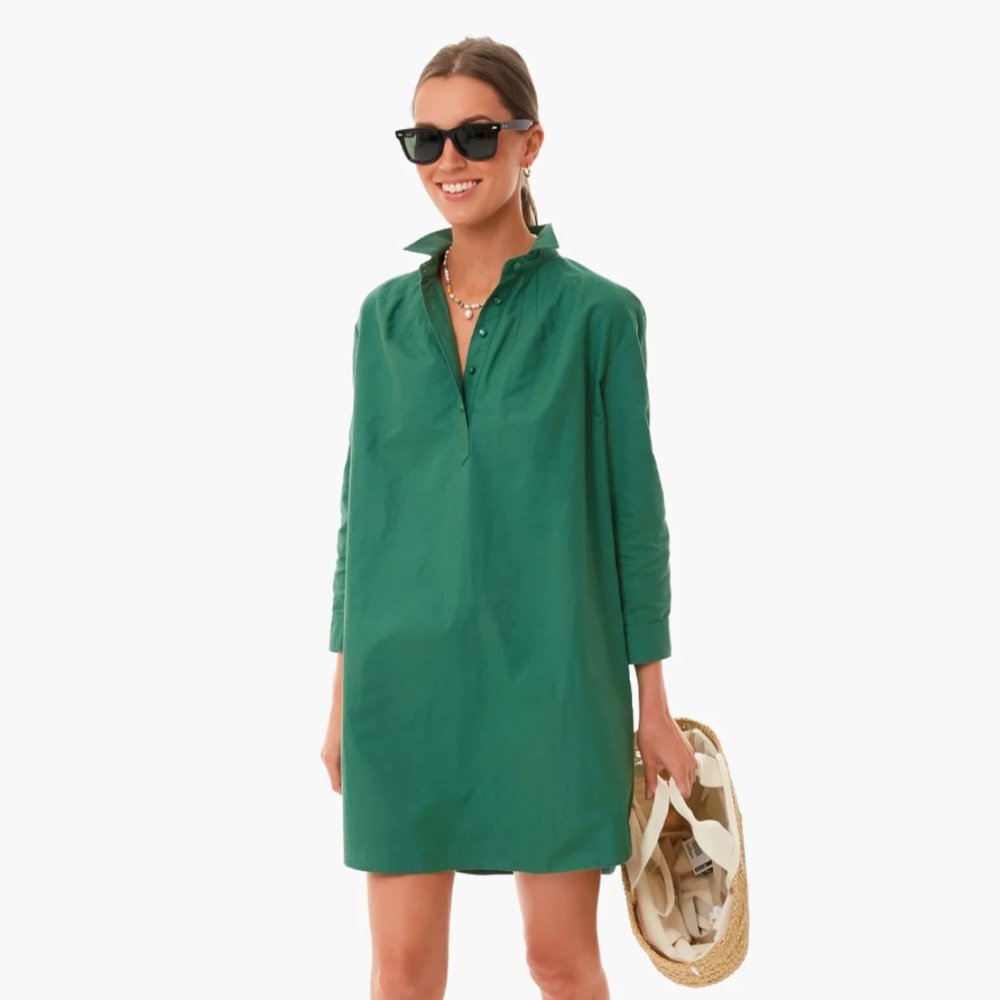 POMANDER PLACE x TUCKERNUCK Polly Dress Green {M25} - Picture 2 of 6